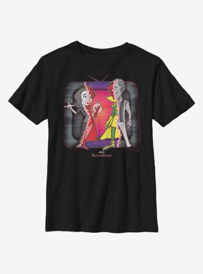 Marvel WandaVision Retro Television Costume Cartoon Youth T-Shirt
