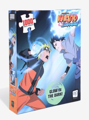 Naruto Shippuden Naruto & Sasuke Glow-in-the-Dark 1000-Piece Puzzle - BoxLunch Exclusive