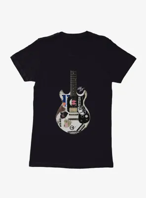 Joan Jett Color Guitar Logo Womens T-Shirt