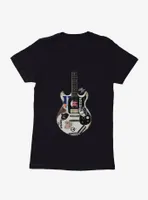 Joan Jett Color Guitar Logo Womens T-Shirt