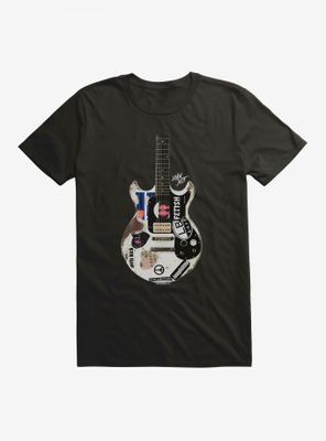 Joan Jett Color Guitar Logo T-Shirt