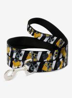 Disney Pixar Wall-E Stripe Black White Dog Leash