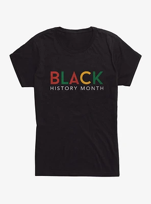 Black History Month Color Block Girls T-Shirt