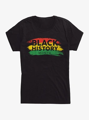 Black History Month Paint Girls T-Shirt