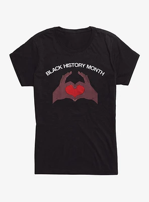 Black History Month Love Girls T-Shirt