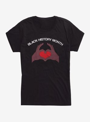 Black History Month Love Womens T-Shirt