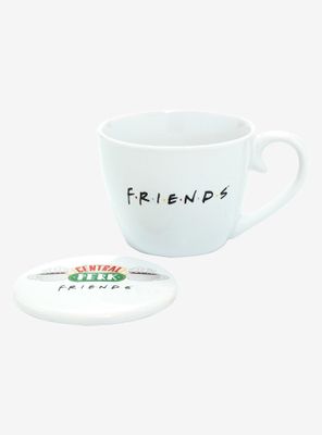 Friends Logo Mug with Coaster Set