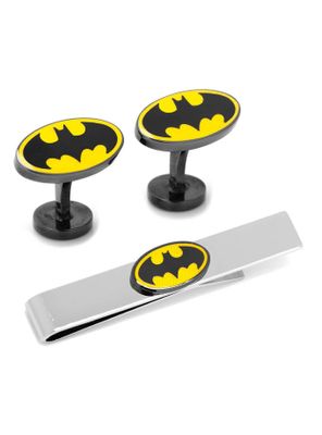 DC Comics Batman Cufflinks and Tie Bar Set