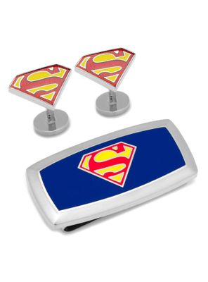 DC Comics Superman Cufflinks and Cushion Money Clip Set