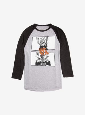 Avatar: The Last Airbender Momo And Appa Battle Raglan