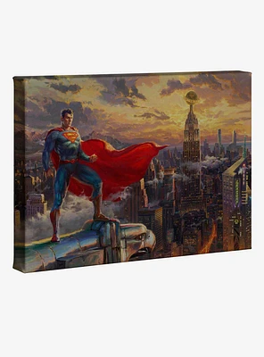 DC Comics Superman Protector of Metropolis 10" x 14" Gallery Wrapped Canvas