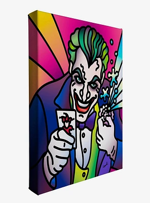 DC Comics The Joker by Lisa Lopuck 11" x 14" Gallery Wrapped Canvas