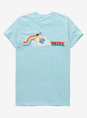 Disney Pride Lilo & Stitch Ohana Women's T-Shirt - BoxLunch Exclusive