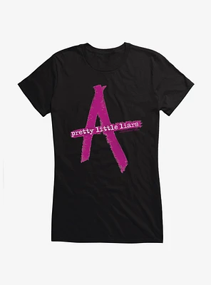 Pretty Little Liars Pink A Girls T-Shirt