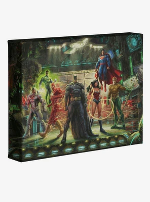 DC Comics The Justice League 8" x 10" Gallery Wrapped Canvas 