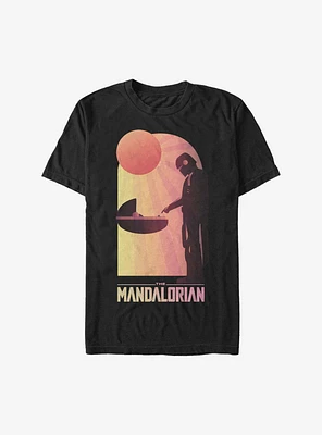 Star Wars The Mandalorian A Warm Meeting Extra Soft T-Shirt