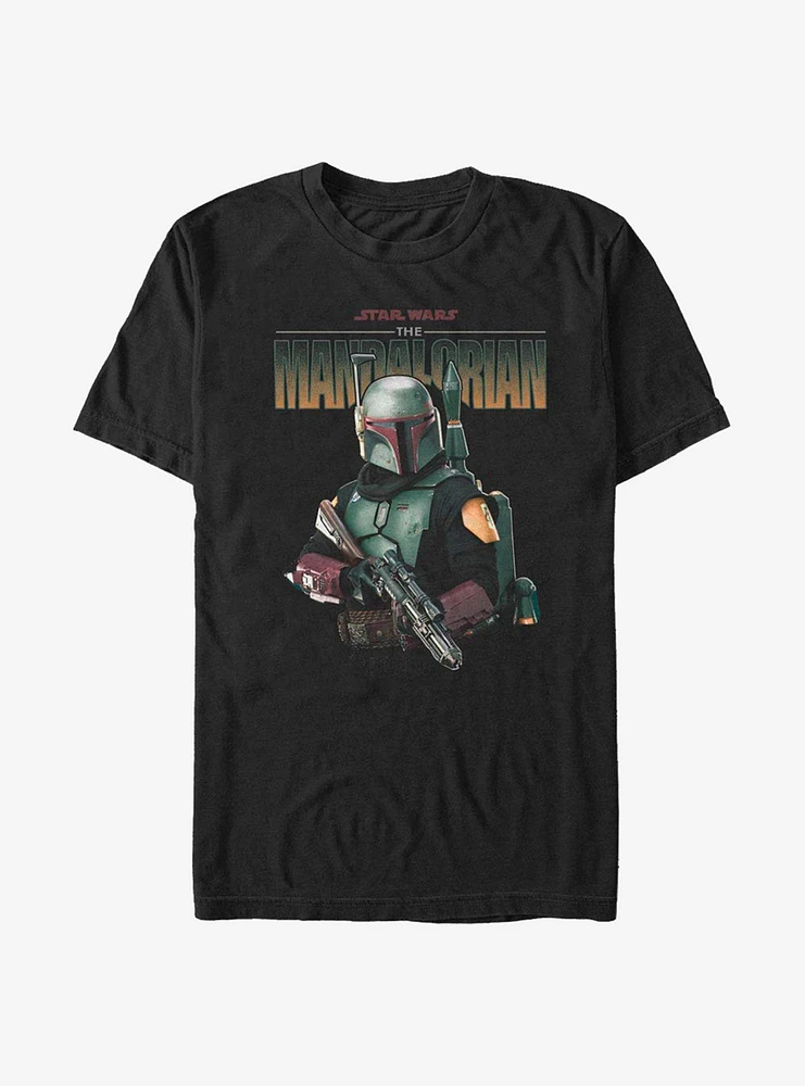 Extra Soft Star Wars The Mandalorian Boba Shoot Out T-Shirt