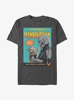 Extra Soft Star Wars The Mandalorian Hello Friend Poster T-Shirt