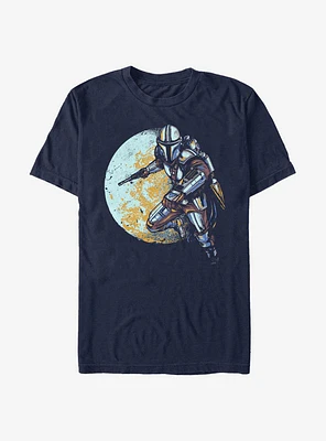 Extra Soft Star Wars The Mandalorian Moon Mando T-Shirt