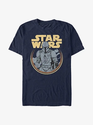 Extra Soft Star Wars The Mandalorian Retro Mando T-Shirt