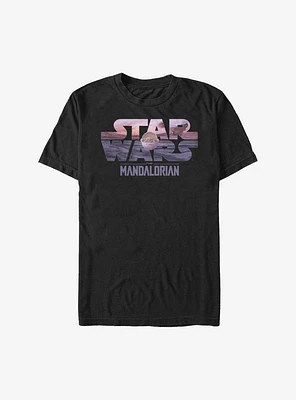 Extra Soft Star Wars The Mandalorian Child Logo Fill T-Shirt