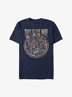 Extra Soft Star Wars The Mandalorian Way Group T-Shirt