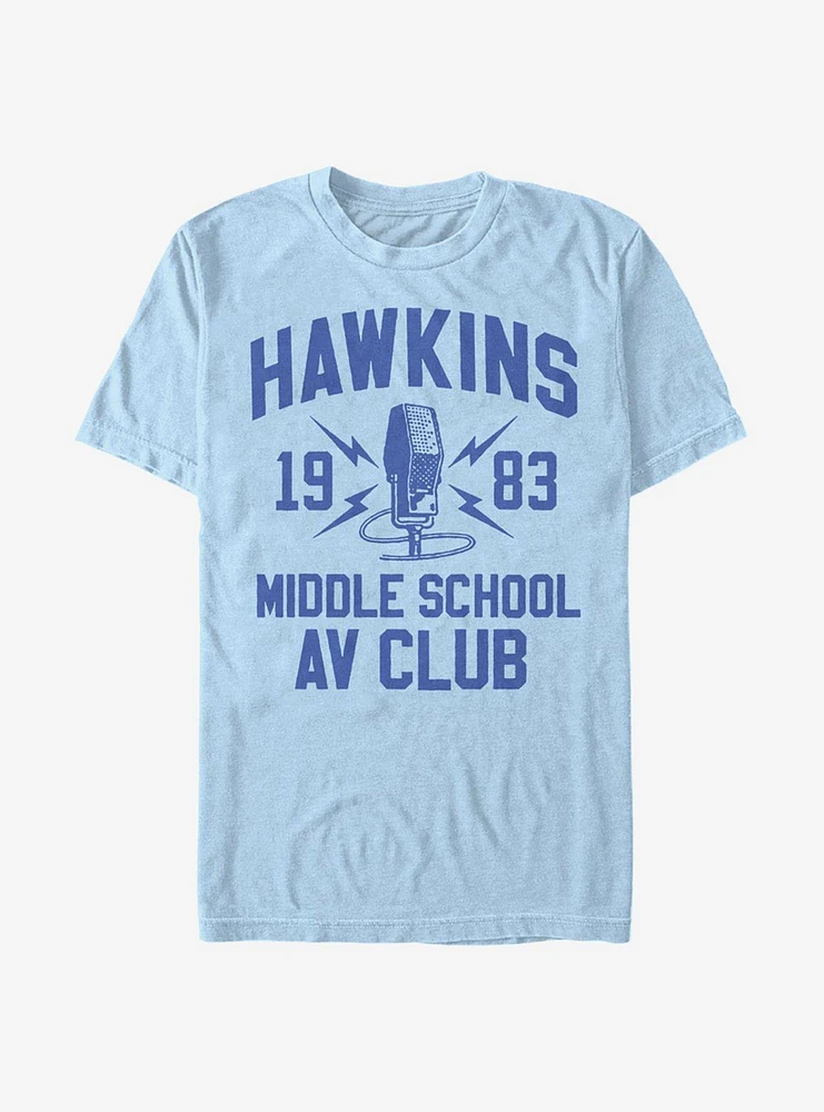 Extra Soft Stranger Things Hawkins AV Club T-Shirt