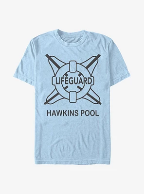 Extra Soft Stranger Things Hawkins Pool Lifeguard T-Shirt