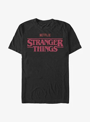 Extra Soft Stranger Things Netflix Logo T-Shirt