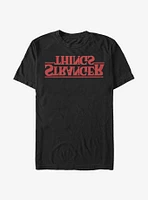 Extra Soft Stranger Things Upside Down Logo T-Shirt