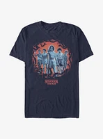 Extra Soft Stranger Things Tonal Eleven Group Pose T-Shirt