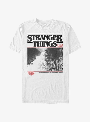 Extra Soft Stranger Things Upside Photo T-Shirt
