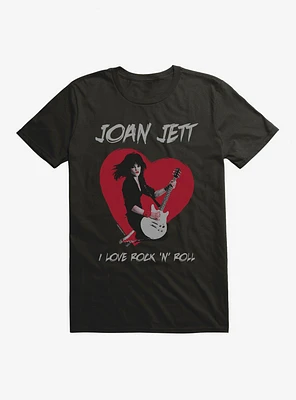 Joan Jett I Love Rock 'N' Roll Heart T-Shirt
