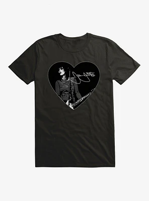 Joan Jett Photo And Autograph Heart T-Shirt