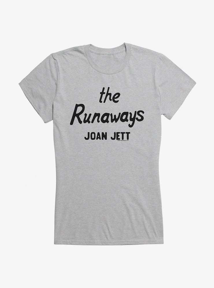 Joan Jett The Runaways Logo Girls T-Shirt