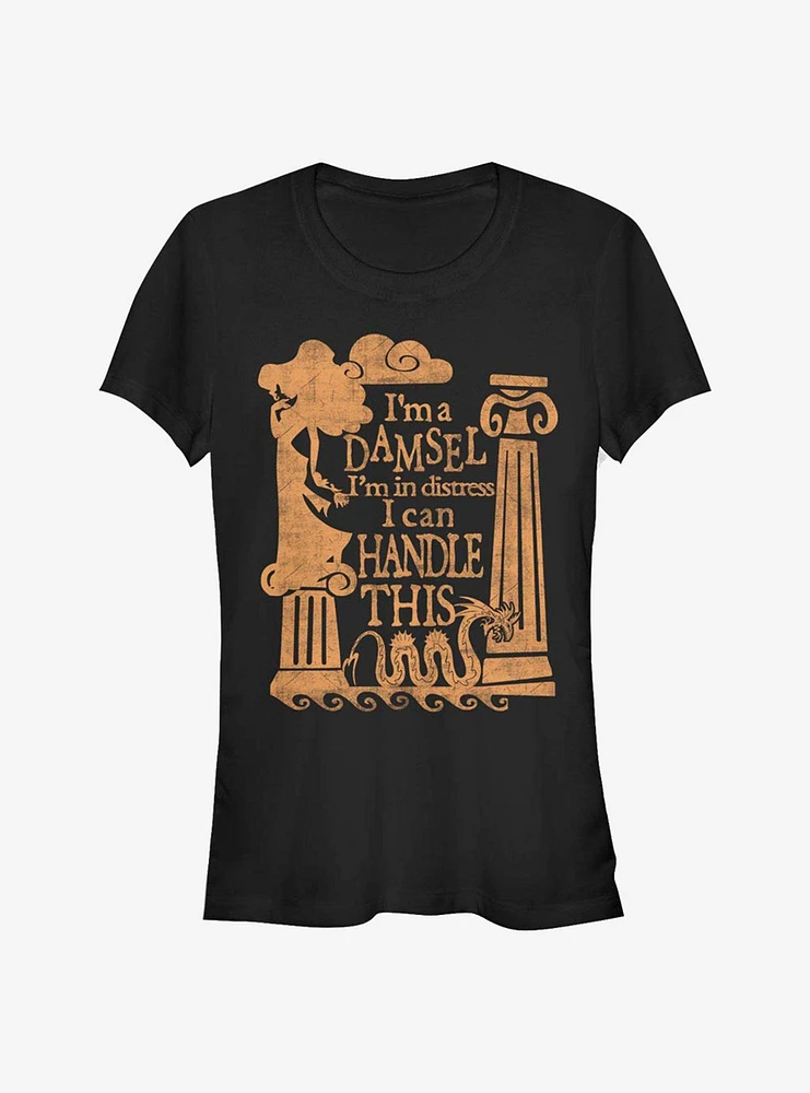 Disney Hercules I'm A Damsel Girls T-Shirt