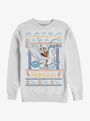 Disney Hercules Olympus Sweater Crew Sweatshirt
