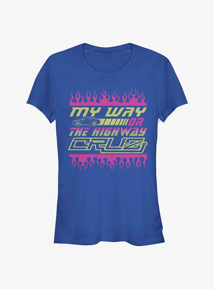 Disney Pixar Cars My Way or Highway Girls T-Shirt