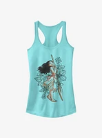 Disney Moana Sketch Girls Tank