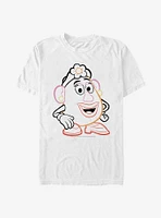 Disney Pixar Toy Story 4 Line Art Mrs. Potato T-Shirt