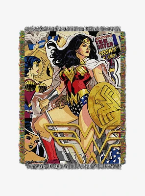 DC Comics Wonder Woman Gone Wonder Tapestry Throw