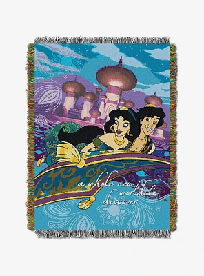 Disney Aladdin A Whole New World Tapestry Throw