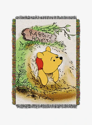 Disney Winnie The Pooh Vintage Tapestry Throw
