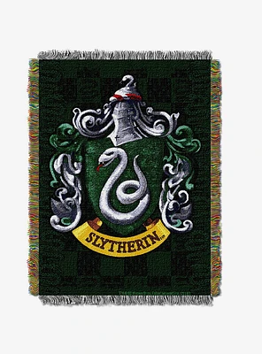 Harry Potter Slytherin Shield Tapestry Throw