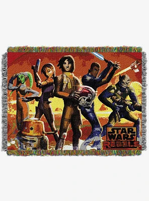 Star Wars Red Hot Rebels Tapestry Throw