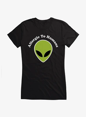Allergic To Humans Girls T-Shirt