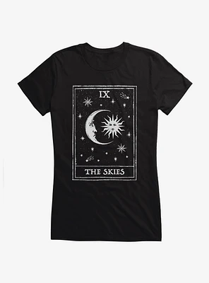 The Skies Tarot Card Girls T-Shirt