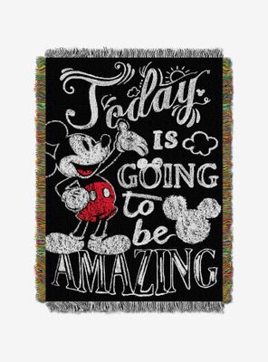 Disney Classic Mickey Amazing Day Tapestry Throw
