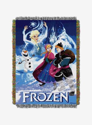 Disney Frozen Story Book Tapestry Throw
