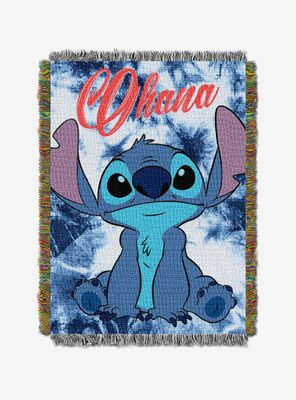 Disney Lilo & Stitch Shibori Stitch Tapestry Throw